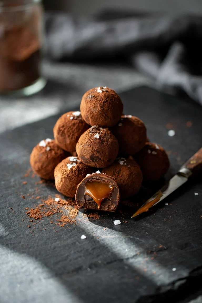 Salted Caramel Chocolate Truffles