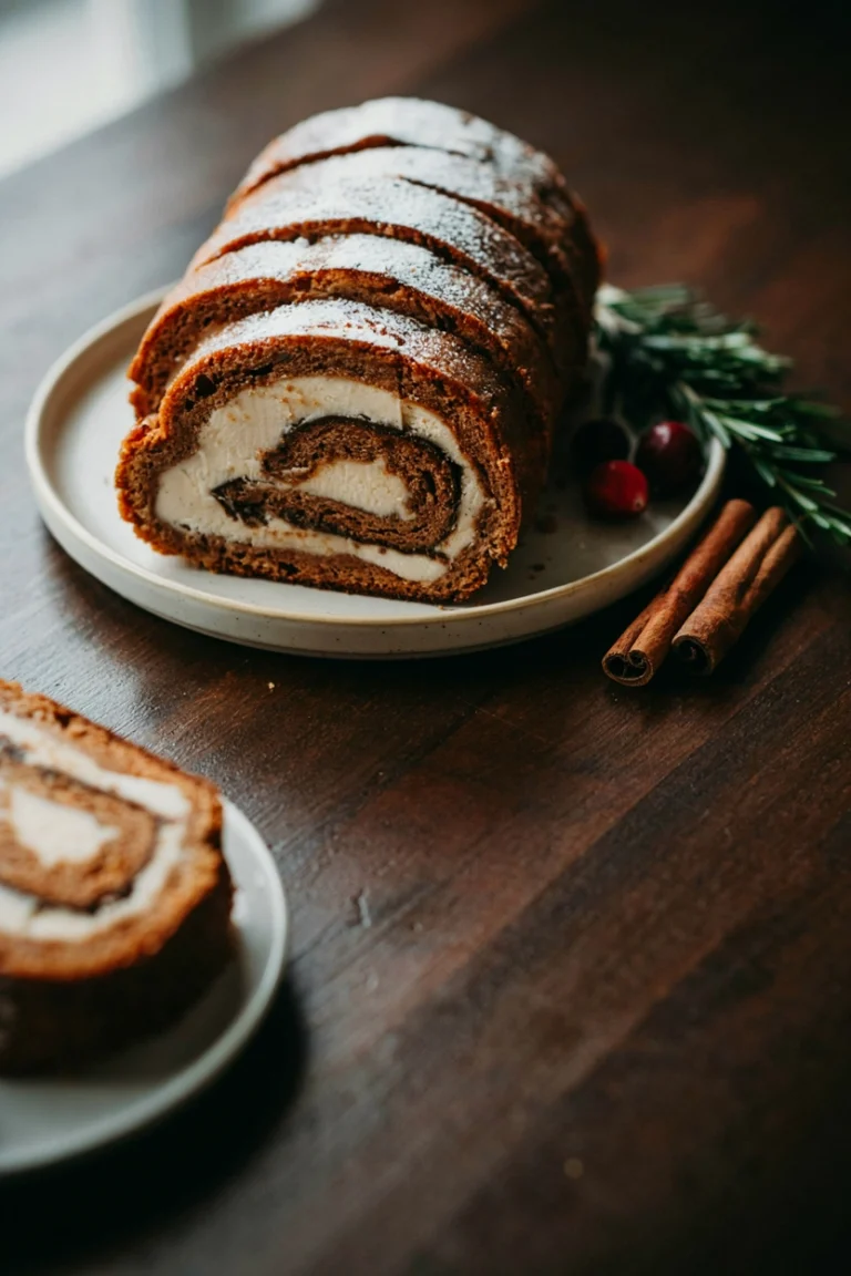 Gingerbread Roulade