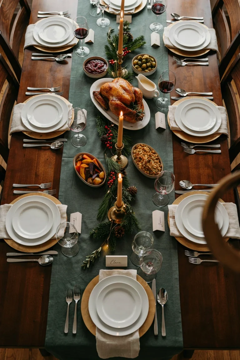 15 Christmas Tablescape Ideas for At-Home Parties
