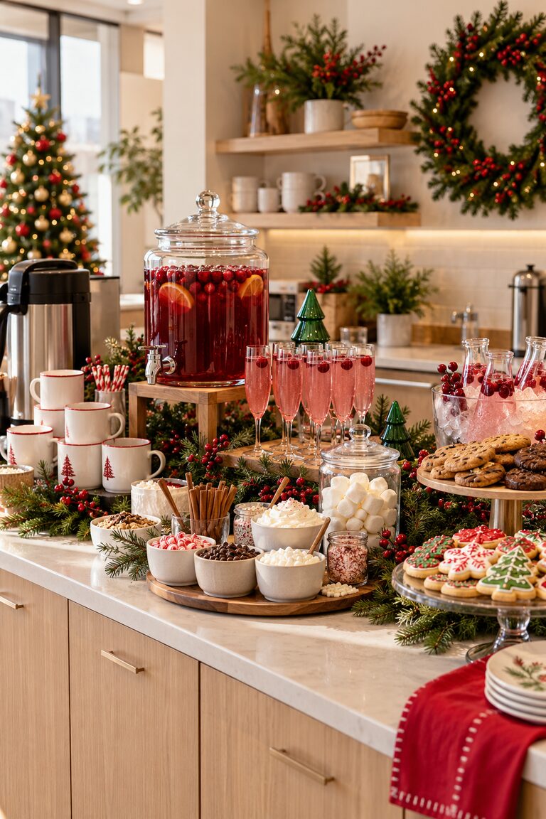 20 Christmas Drink Station Ideas