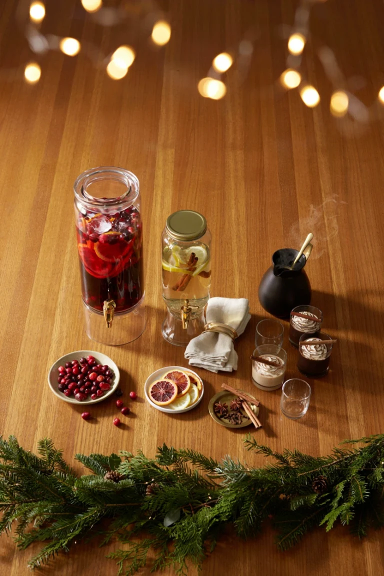 15 Christmas Drink Station Ideas That Turn Guests Into Bartenders