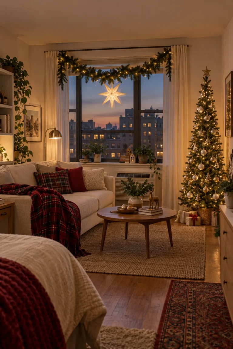 56 Small Apartment Christmas Decor Ideas