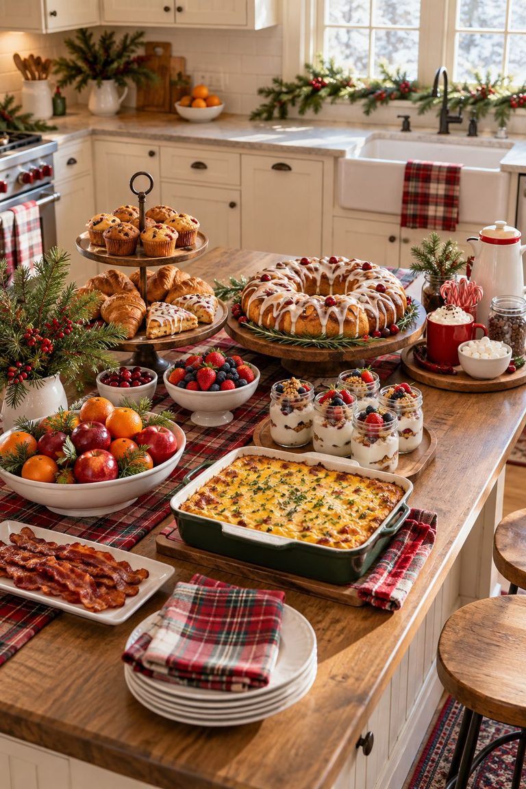 24 Christmas Breakfast Buffet Ideas for an Easy Morning