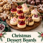 Christmas dessert board party spread