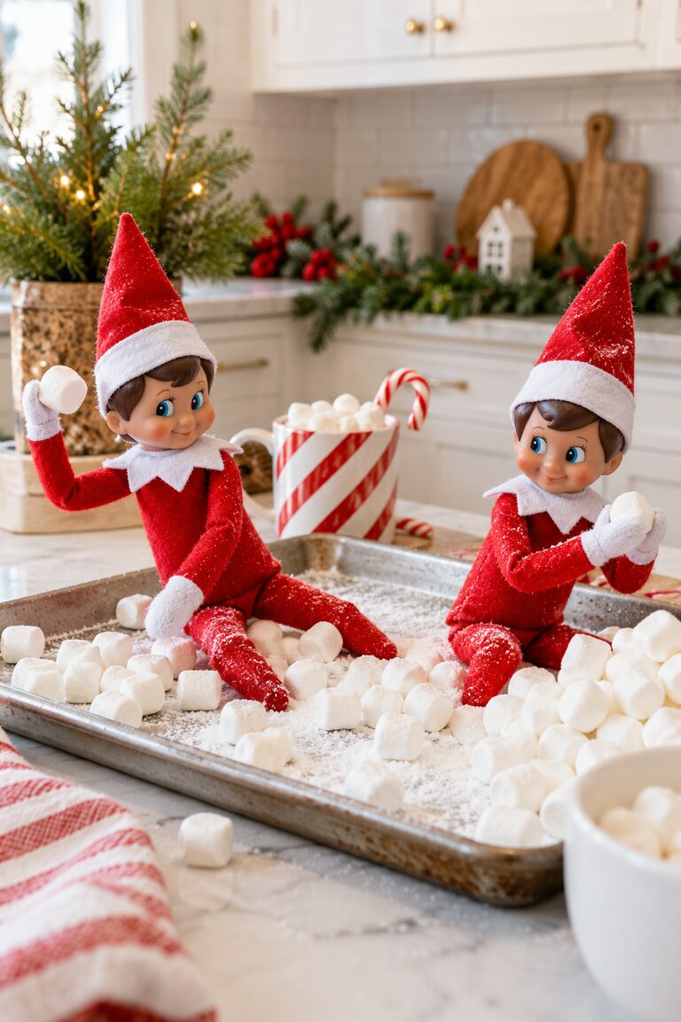 16 Elf On The shelf Ideas For 2 Elves