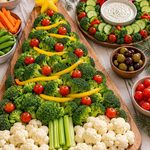 25 Christmas Veggie Board Ideas featured-christmas-veggie-boards